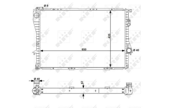 Radiator, engine cooling EASY FIT, Image 6