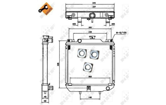 Radiator, engine cooling EASY FIT, Image 6