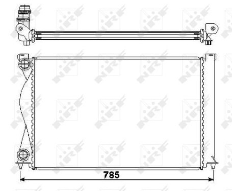 Radiator, engine cooling EASY FIT, Image 5