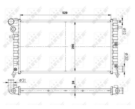 Radiator, engine cooling EASY FIT, Image 5