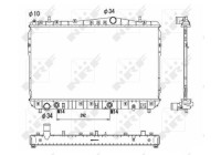 Radiator, engine cooling EASY FIT