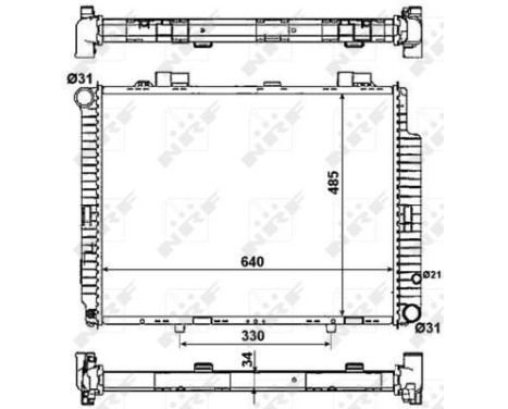 Radiator, engine cooling EASY FIT, Image 5