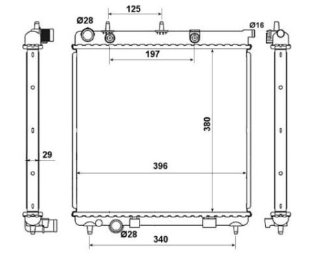Radiator, engine cooling EASY FIT, Image 6