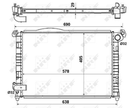 Radiator, engine cooling EASY FIT, Image 4