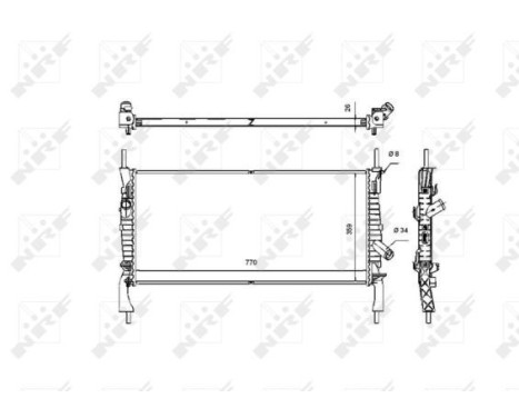 Radiator, engine cooling EASY FIT, Image 5