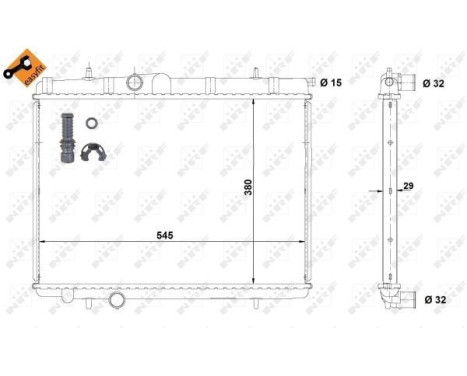 Radiator, engine cooling EASY FIT, Image 5