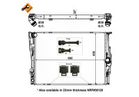 Radiator, engine cooling EASY FIT
