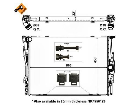 Radiator, engine cooling EASY FIT, Image 5