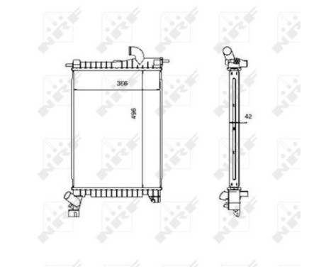 Radiator, engine cooling EASY FIT, Image 4