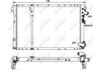 Radiator, engine cooling EASY FIT