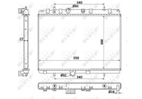 Radiator, engine cooling EASY FIT