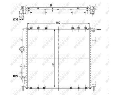 Radiator, engine cooling EASY FIT, Image 5