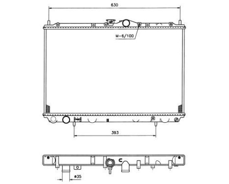Radiator, engine cooling EASY FIT, Image 5