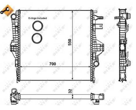 Radiator, engine cooling EASY FIT, Image 5