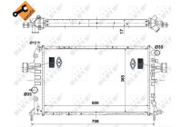 Radiator, engine cooling EASY FIT