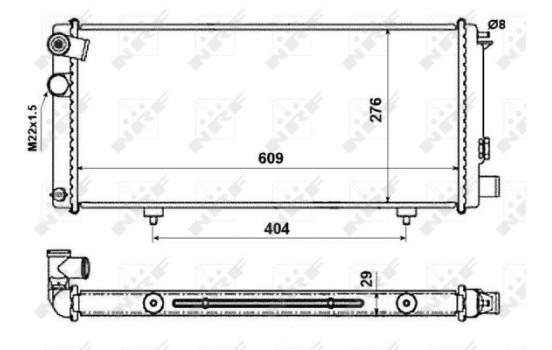 Radiator, engine cooling EASY FIT, Image 4