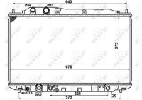 Radiator, engine cooling EASY FIT