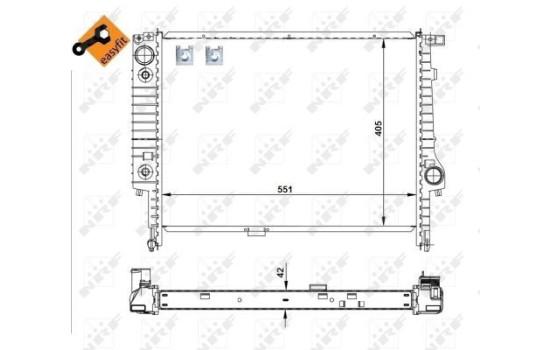 Radiator, engine cooling EASY FIT, Image 6