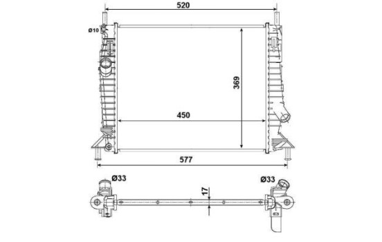 Radiator, engine cooling EASY FIT, Image 6