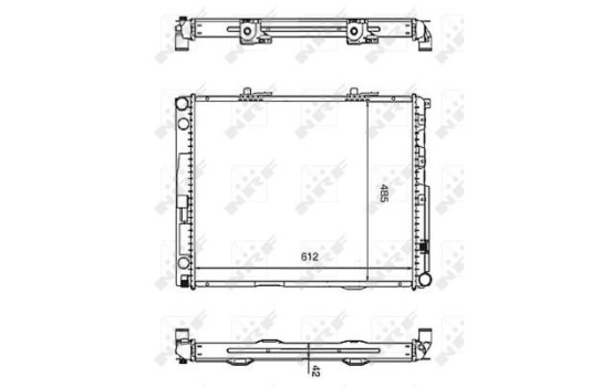 Radiator, engine cooling EASY FIT, Image 5