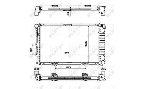 Radiator, engine cooling EASY FIT, Image 4