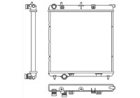 Radiator, engine cooling EASY FIT