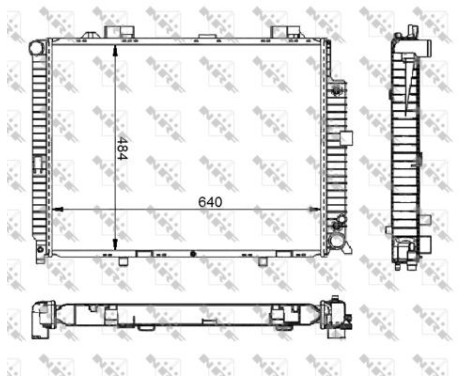 Radiator, engine cooling EASY FIT, Image 4