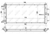 Radiator, engine cooling EASY FIT