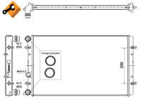 Radiator, engine cooling EASY FIT