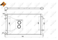 Radiator, engine cooling EASY FIT