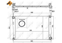 Radiator, engine cooling EASY FIT