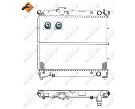 Radiator, engine cooling EASY FIT, Image 6