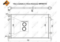 Radiator, engine cooling EASY FIT