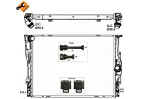 Radiator, engine cooling EASY FIT