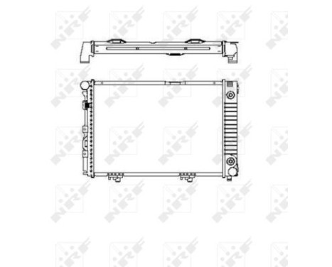 Radiator, engine cooling EASY FIT