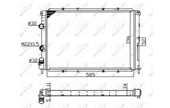 Radiator, engine cooling EASY FIT, Image 5