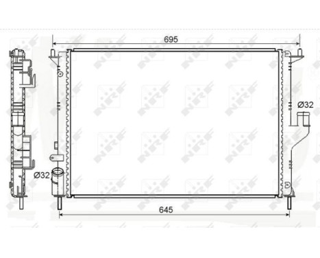 Radiator, engine cooling EASY FIT, Image 4