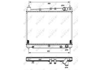 Radiator, engine cooling EASY FIT