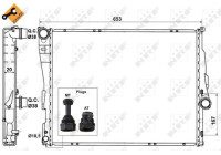Radiator, engine cooling EASY FIT
