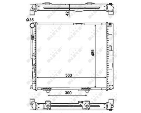 Radiator, engine cooling EASY FIT, Image 5