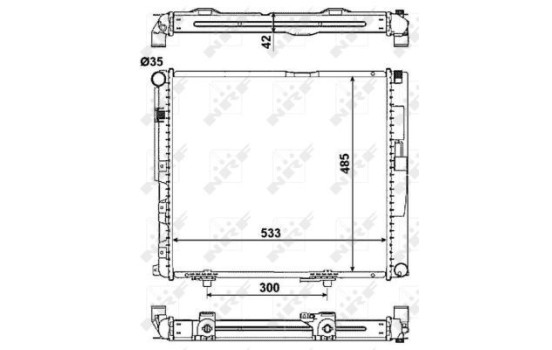 Radiator, engine cooling EASY FIT, Image 5