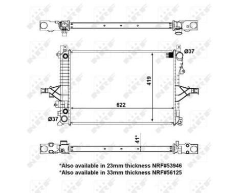 Radiator, engine cooling EASY FIT, Image 5