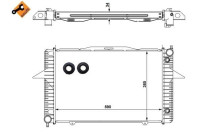 Radiator, engine cooling EASY FIT