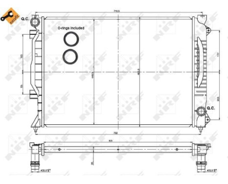 Radiator, engine cooling EASY FIT, Image 4