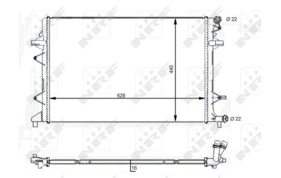 Radiator, engine cooling EASY FIT, Image 5
