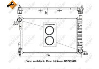 Radiator, engine cooling EASY FIT
