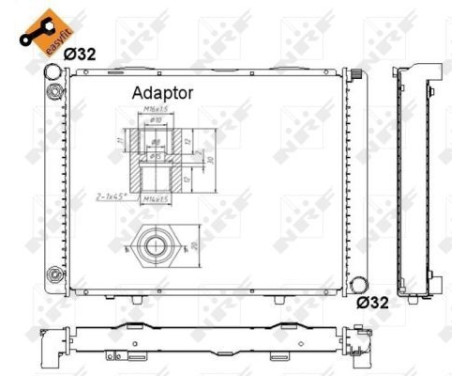 Radiator, engine cooling EASY FIT, Image 2