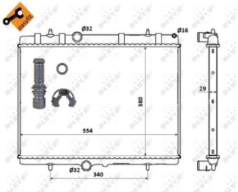 Radiator, engine cooling EASY FIT, Image 4