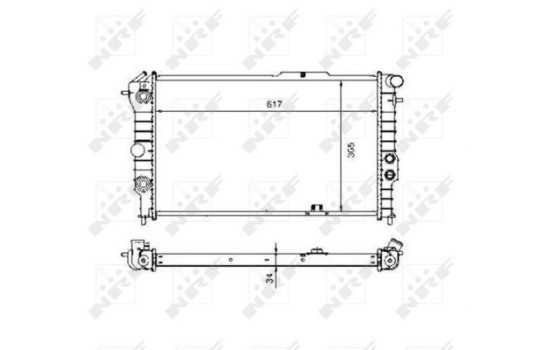Radiator, engine cooling EASY FIT Radiator, engine cooling EASY FIT