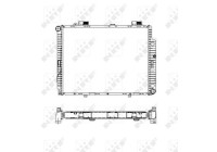 Radiator, engine cooling EASY FIT